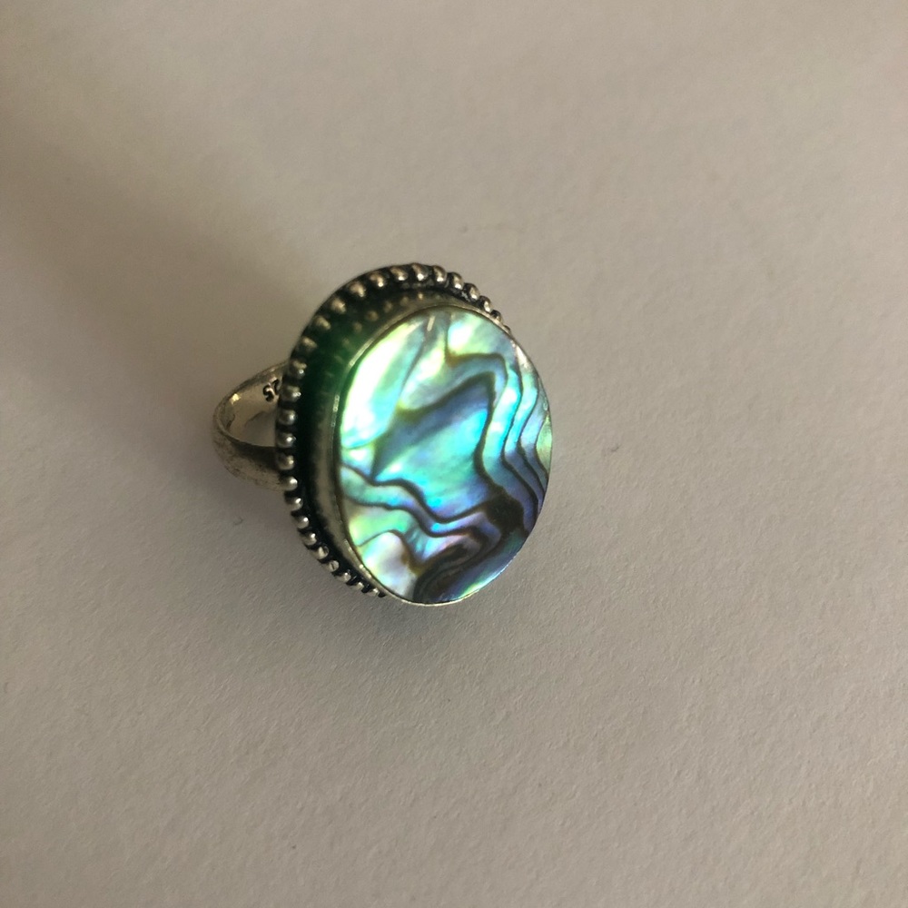 Abalone ring - Picture 1 of 2